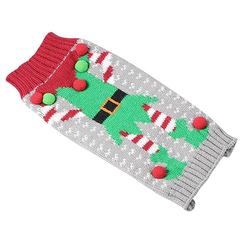 Pull de Noël pour chien et vêtement de fête confortable motif clown HMJGDHX