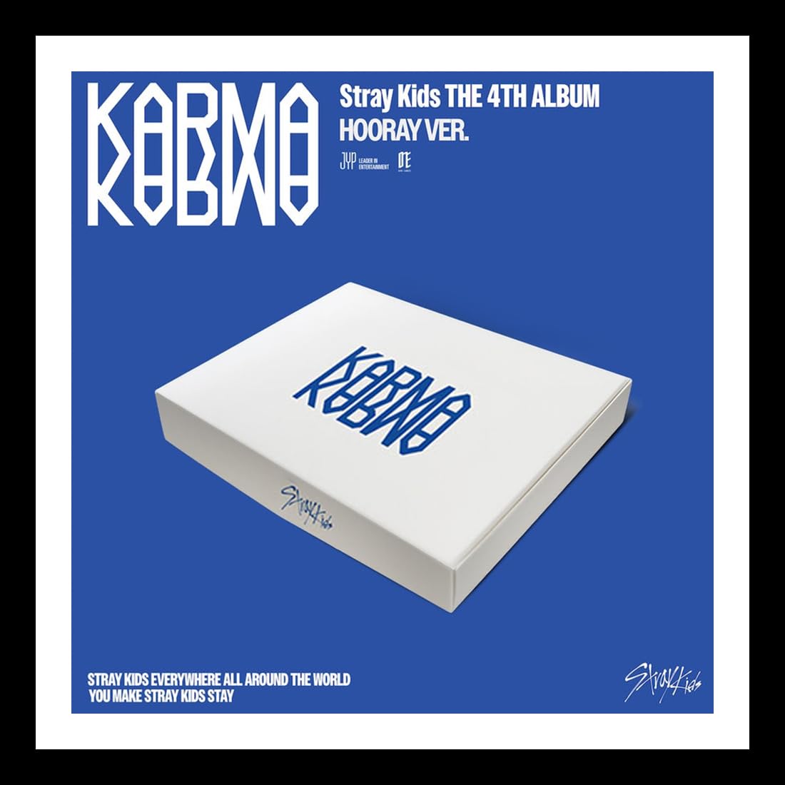 HOORAY. STRAY KIDS KARMA The 4th Album STANDARD. Photo Book+10 Card+Sticker+Poster+POB+GIFT