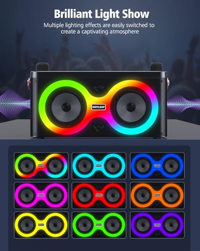 Moyleaf K5 Karaoke Machine For Adults & Kids,Karaoke Speaker thumb #3