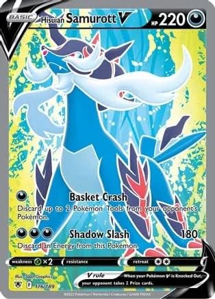Hisuian Samurott V - 176/189 - Full Art Ultra Rare - Sword & Shield - Astral Radiance