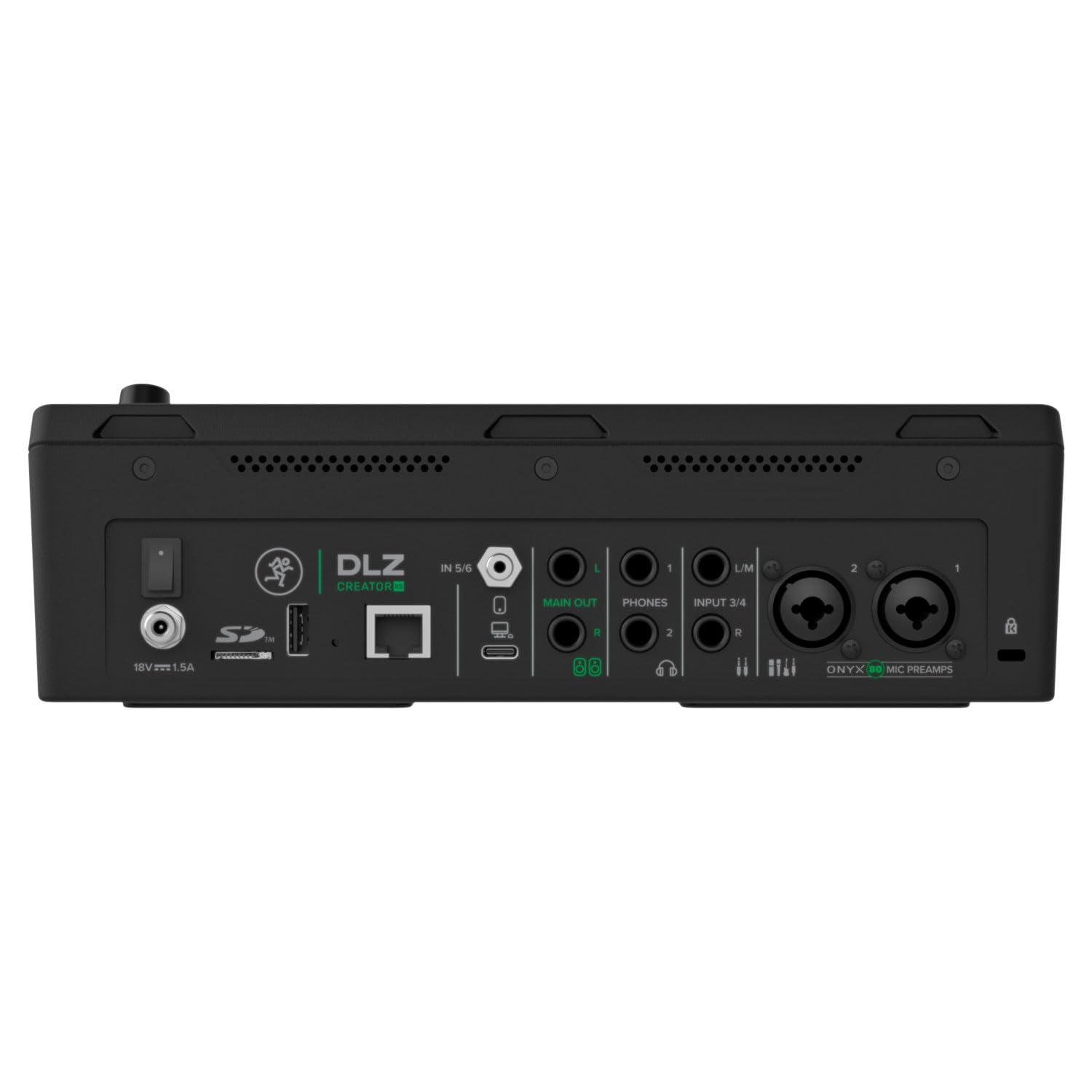 Mackie DLZ Creator XS Digitaler Mixer Mischpult für Podcasting und Streaming mit Speicherkarte