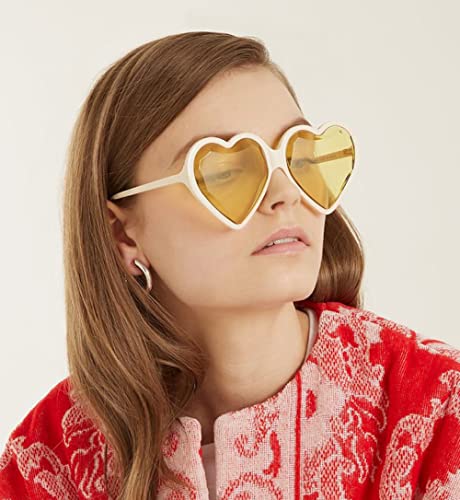 Love Heart Sunglasses Women Fashion cute sexy retro Cat Eye Vintage Sun Glasses red purple tea UV400 Lens female2