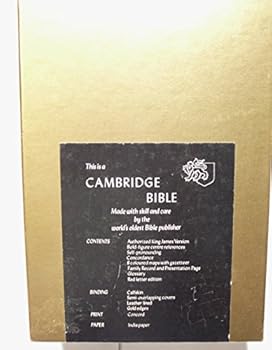 Leather Bound Cambridge Concord Red Letter KJV Bible 88XRL Calfskin Book
