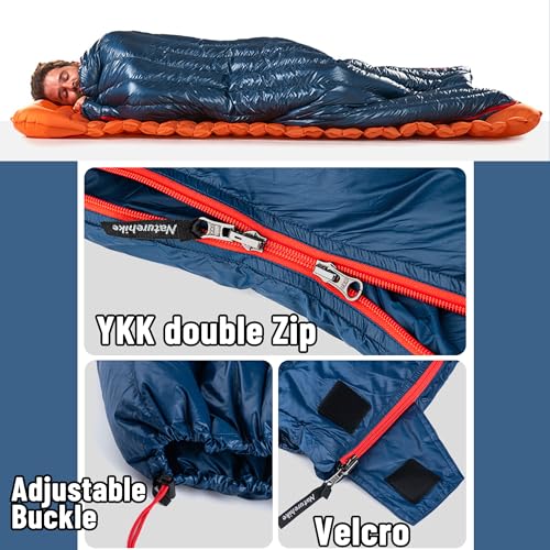 Naturehike Ultralight Down Sleeping Bag para adultos, contenido 85% de plumón 650FP miniatura 7