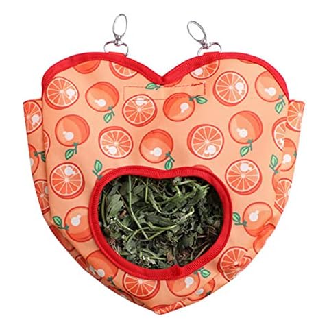 Rabbit Hay Feeder Bag Guinea Pig Hay Bag Rabbit Feeding Bag Small Animal Hanging Feeder Hanging Feeder Sack Storage for Chinchilla Hamsters Rabbit Guinea Pig Small Pets Cover