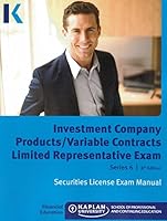 Kaplan Series 6 Securities License Exam Manual, Investment Company Products/Variable Contracts Limited Representative Exam 8th Edition 2014 1475425538 Book Cover