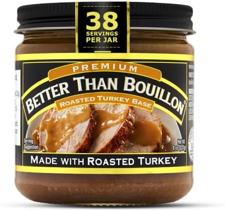 Better Than Bouillon Turkey Base, 8 oz Glass Jar, 1 ct