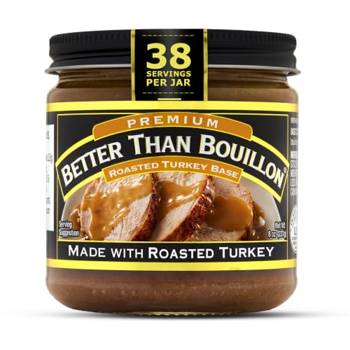 Better Than Bouillon Turkey Base, 8 oz Glass Jar...