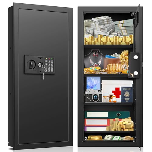 29.53 Tall Hidden Wall Safe 16 Stud Centers with Combination Lock