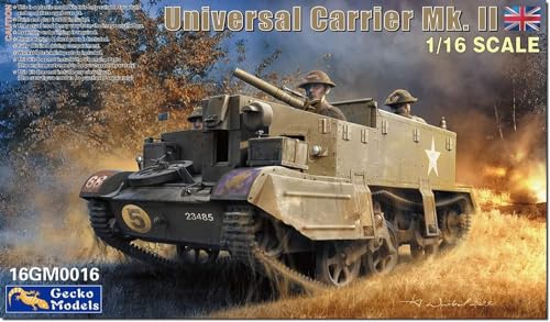 Maquette blindé Universal Carrier Mk.II échelle 1:16 avec intérieur détaillé Gecko