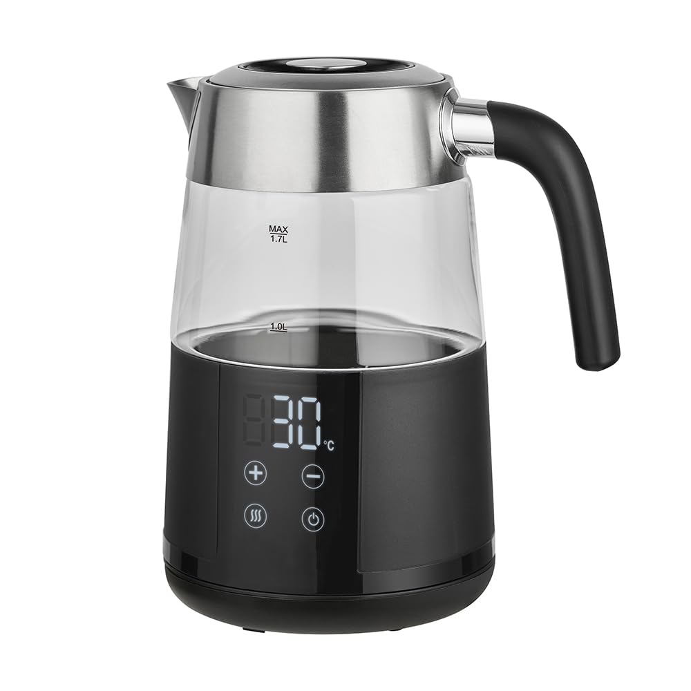 Bollitore Digitale - Livoo - Dod221n - 2200 W - 1,7 L - Base Girevole A 360? - Acciaio Inossidabile