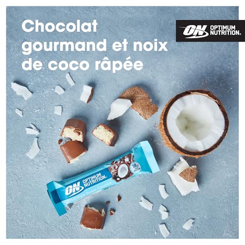 Optimum Nutrition Coconut Protein Bar (12x59g) Chocolat Sweet Noix de coco – Image 5