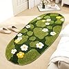 Amazon.com: XYRuiHang Long Moss Area Rug for Bedroom Cozy Green Grass ...
