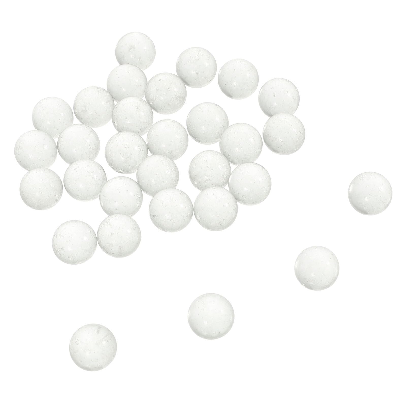 Ipetboom 180 Piezas Canicas De Vidrio Transparente Cuentas De Bolas De Vidrio para Jarrones Decoración De Peceras Relleno De