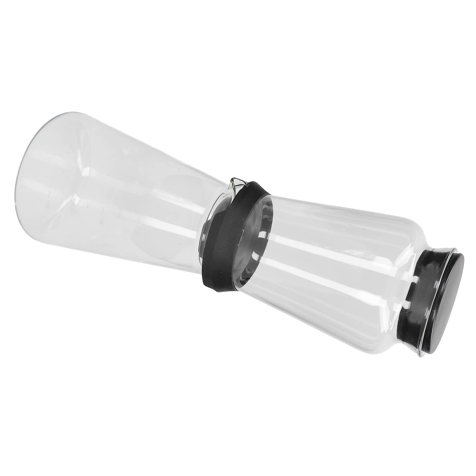 Cafetera fría de vidrio de borosilicato, 900 ml, máquina profesional de café helado con papel de filtro y recipiente de hielo para uso doméstico y cocina