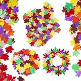 Exquiss 3200pcs Fall Crafts Kits - Autumn Leaf Shape Tissue Paper for Kids'...