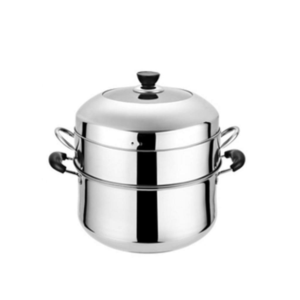SaryEdge Steamer Steaming Rice Pot Does Not Taste the Two-layer Thick Stainless Steel Household Energy-saving,