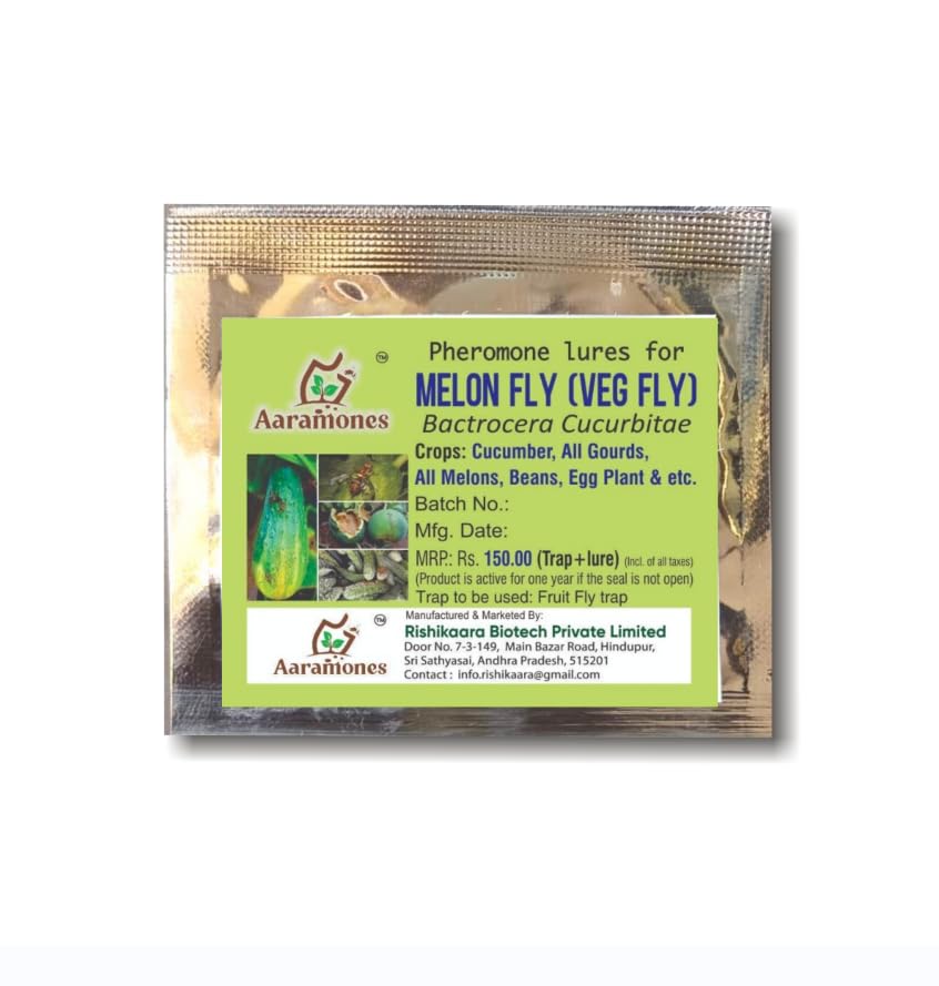 Melon Fly Lure for Bactocera cucurbitae,for Vegetable Crops Pheromone Lure with Melon Fly Lure Pack of 2.-image-10