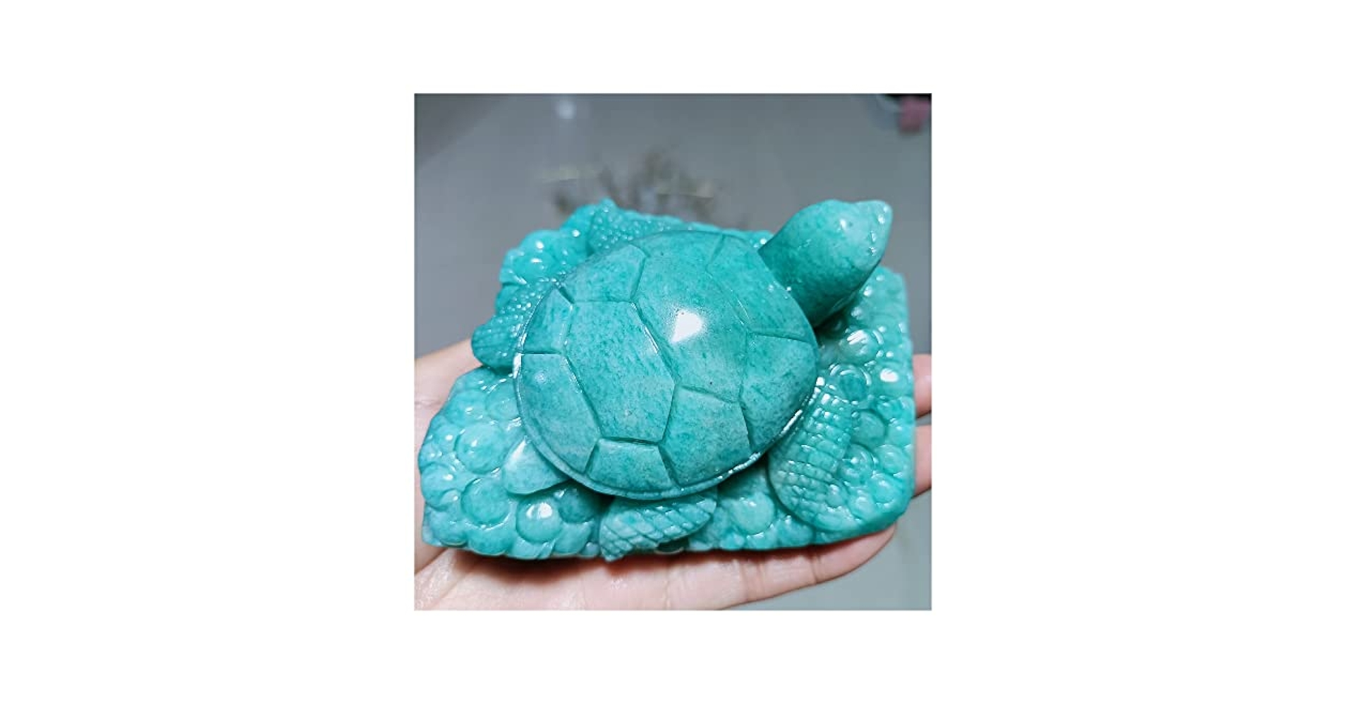 超透明クリア水晶　犬猫亀　の珍しい彫り物　素敵な逸品 Amazon.co.jp: Happyyami クリスタル 亀 置物 クリア 亀 彫像