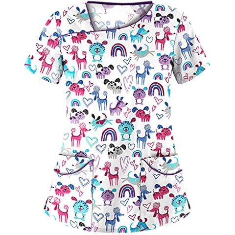 Camisetas de trabajo de mujer con estampado bohemio Cover