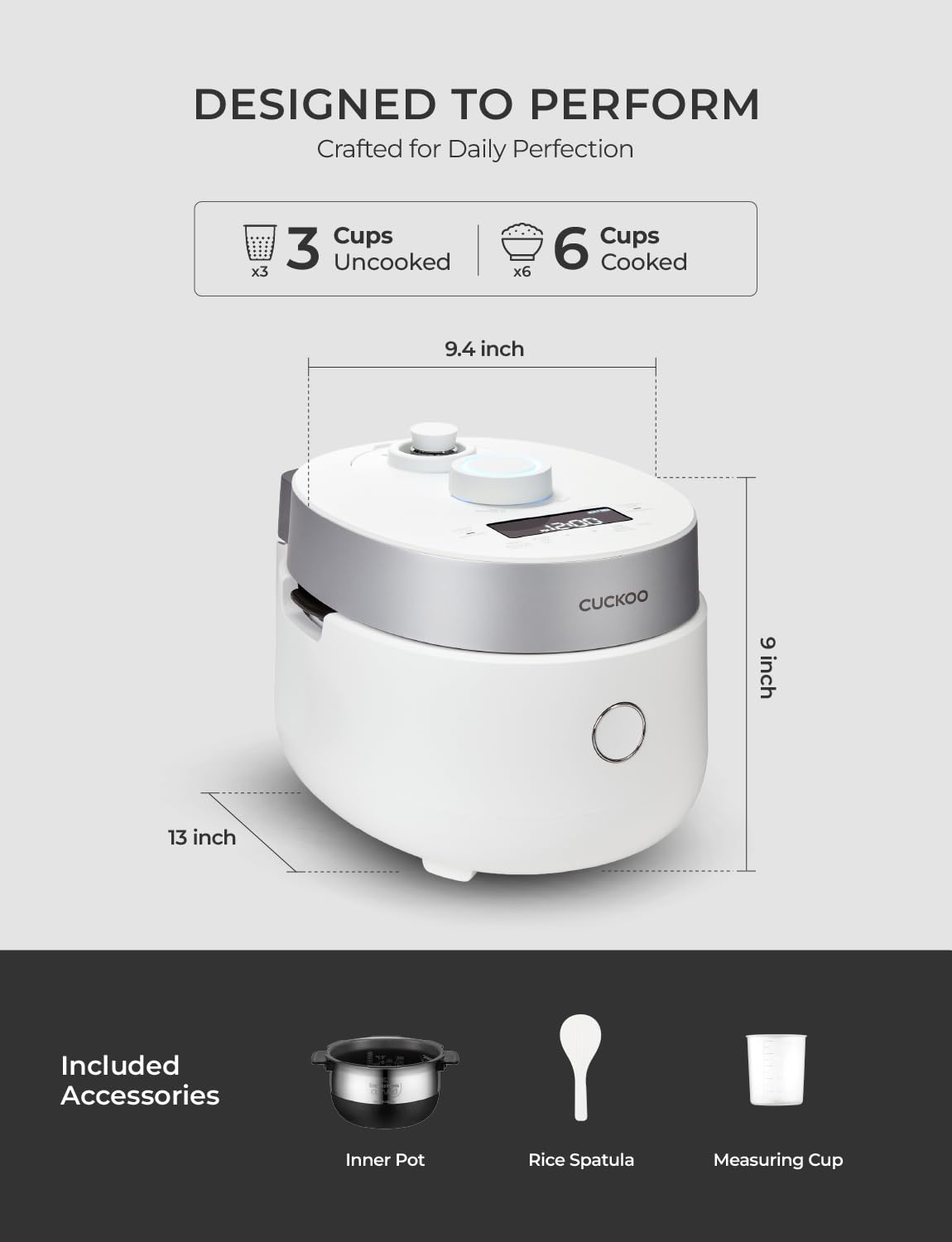 Amazon | CUCKOO CRP-MHTR0309F 3カップ(未調理)/6カップ(調理済み) IH
