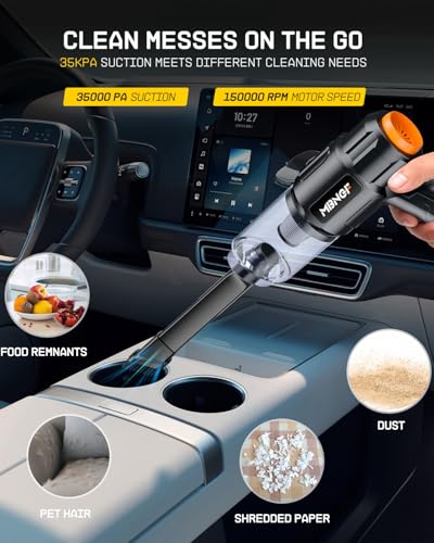 Car-Vacuum-Portable-Cordless-35000PA-High-Power-Suction-Blower-Wireless-Handheld-Vacuum-Cleaner-for-Car-Home-Office-PetStarburst-Black Car Vacuum Portable Cordless 35000PA High Power Suction Blower Wireless Handheld Vacuum Cleaner for Car Home Office PetStarburst Black