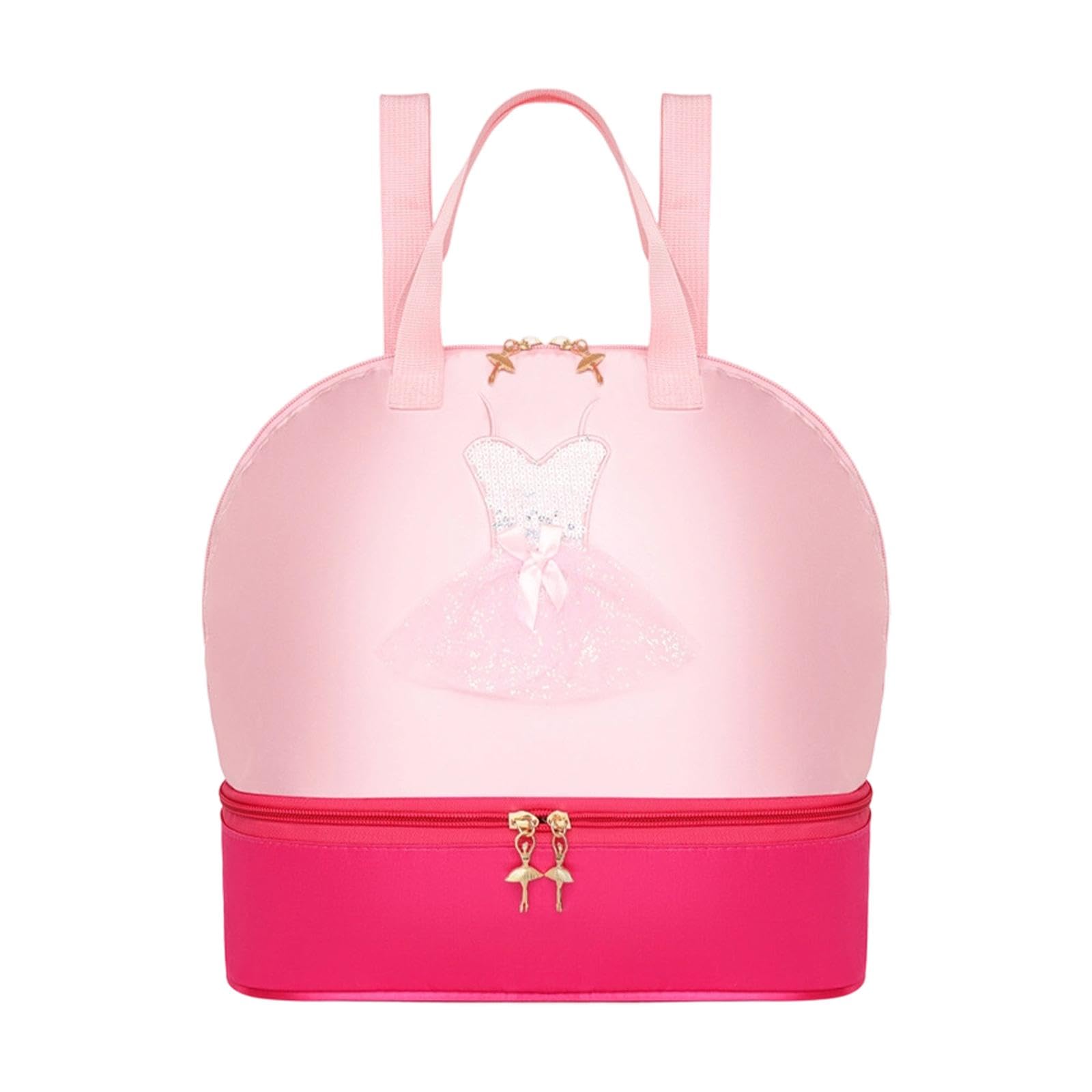 Bnf® Ballet Dance Backpack Cute Ballet Dance Bag for Sports Birthday Gift Dancing Pink Rose Red|Clothing, Shoes & Accessories|Kids|Backpacks & Bags-image-45