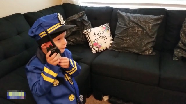 Disfraz de Policía para niños con accesorios, 3-6 años miniatura 7