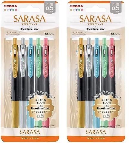 Amazon | ゼブラ ジェルボールペン サラサクリップ 0.5mm デコシャイン