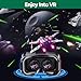 VR Headset for Phone with Controller, Anti-Blue Lens PD & Fl Adjustable Virtual Reality Goggles Set for Kids and Adults, Compatible with iPhone 16/15/14/13/12 Samsung Android 4.5-6.7