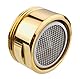 Cornat TEC307896 Luftsprudler Außengewinde, M24 x 1 Gold