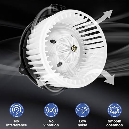 Image of PartsFlow 700286 Blower Motor For 2012-2017 Hyundai Accent For 2013-2016 Genesis Coupe For 2012 2013 2014 2015 Tucson 1.6L 3.8L 2.0L 2.4L