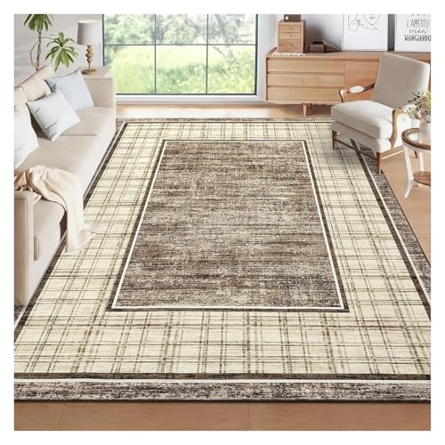 ���r���O���[���J�[�y�b�g ����~�� ����@�􂢉\ �܂肽���݂₷���t���A�}�b�g �O���[�����C���O���b�h���O ��^�z�[���f�R���[�V�����}�b�g(Brown,140x200cm)