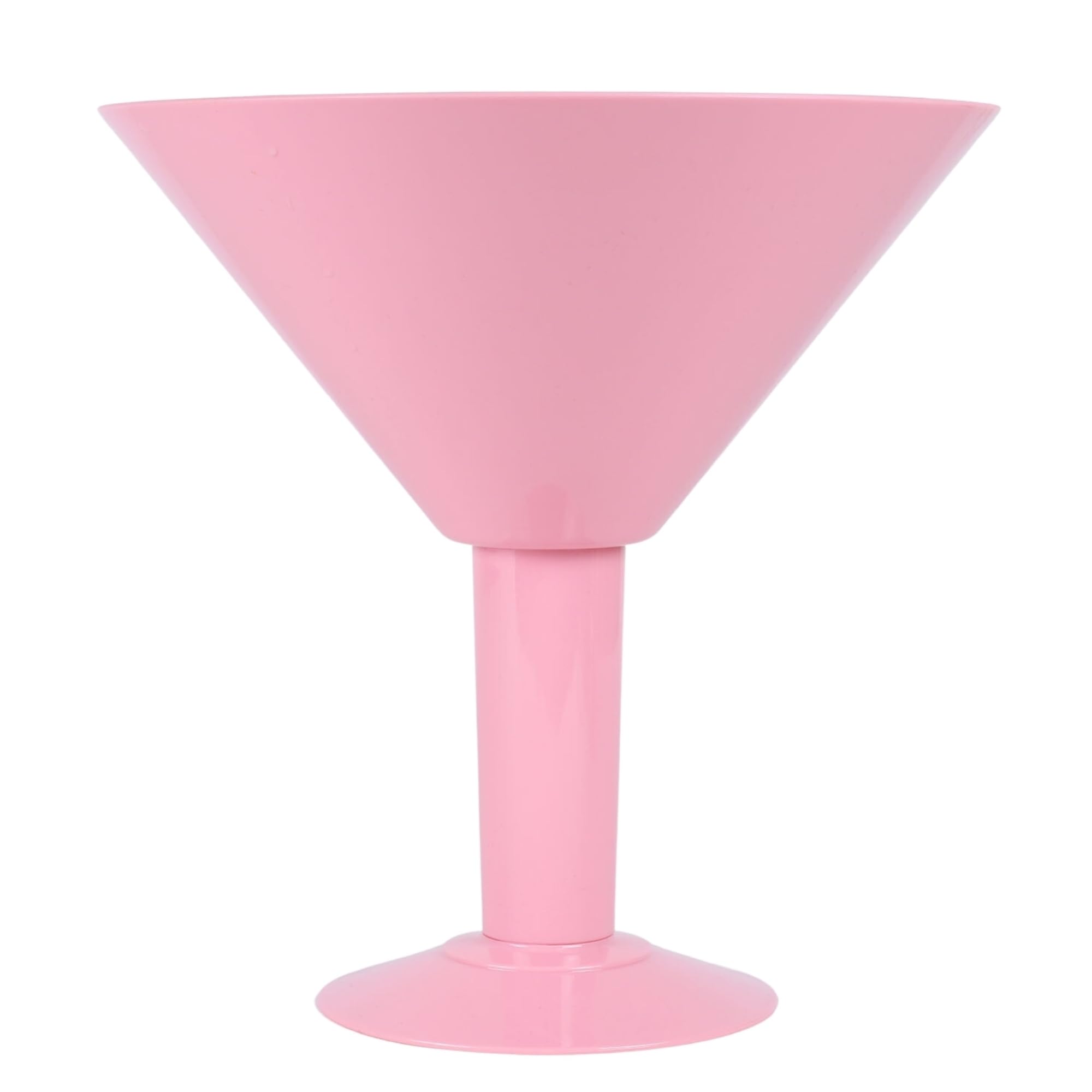 bar@drinkstuff Grande Acrylic Martini Glass 73oz / 2ltr - Oversized Plastic Cocktail Glass Ideal for Centrepieces (Pink)