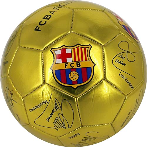 JIANWEI Barcelone Limited Edition No. 5 Football École Primaire Et Secondaire De Formation Ball Game (système Régulier De 11 Personnes) (Color : Gold)
