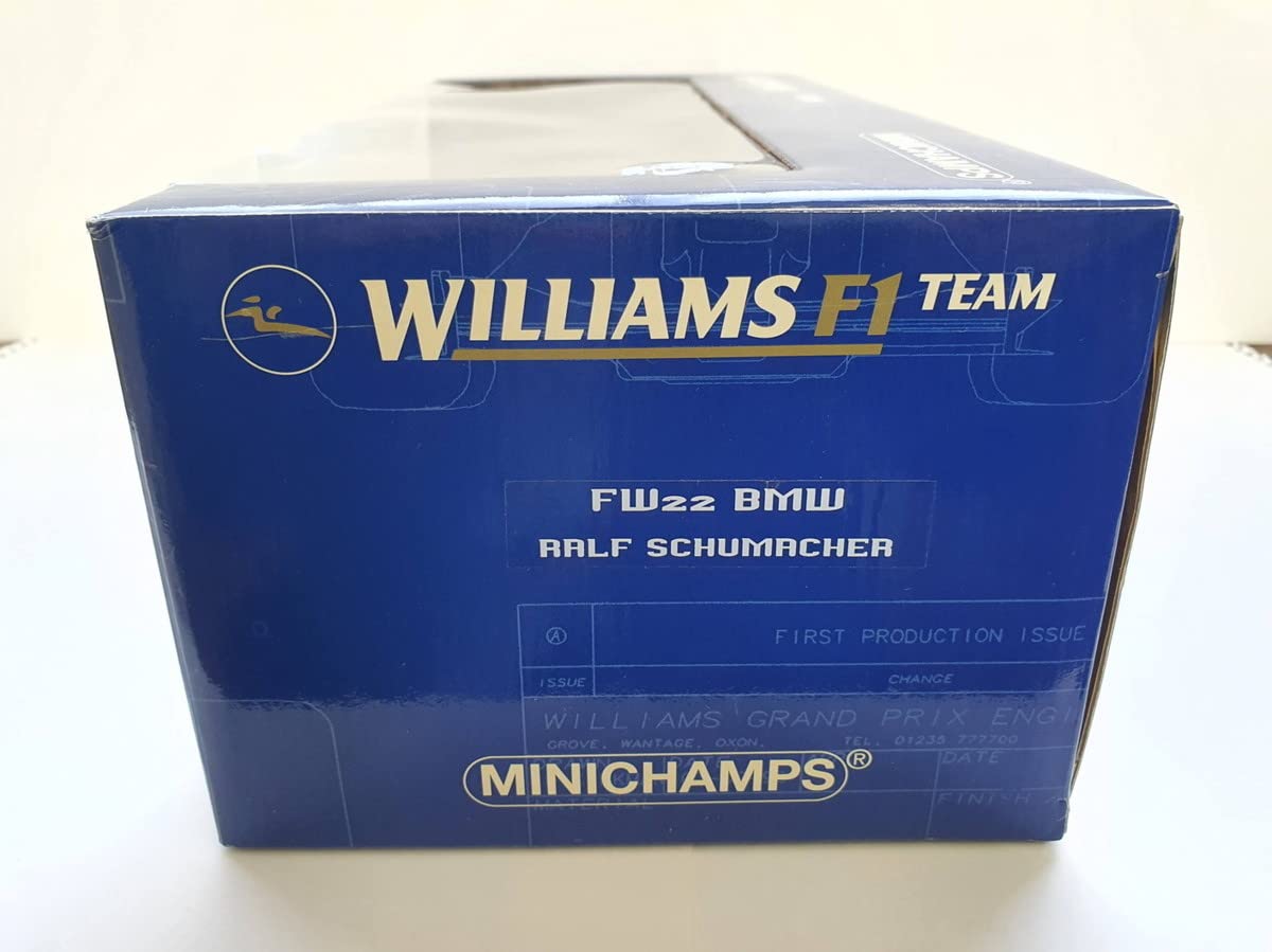 Amazon.co.jp: MINICHAMPS 1/18 Williams F1 FW22 Ralf Schumacher