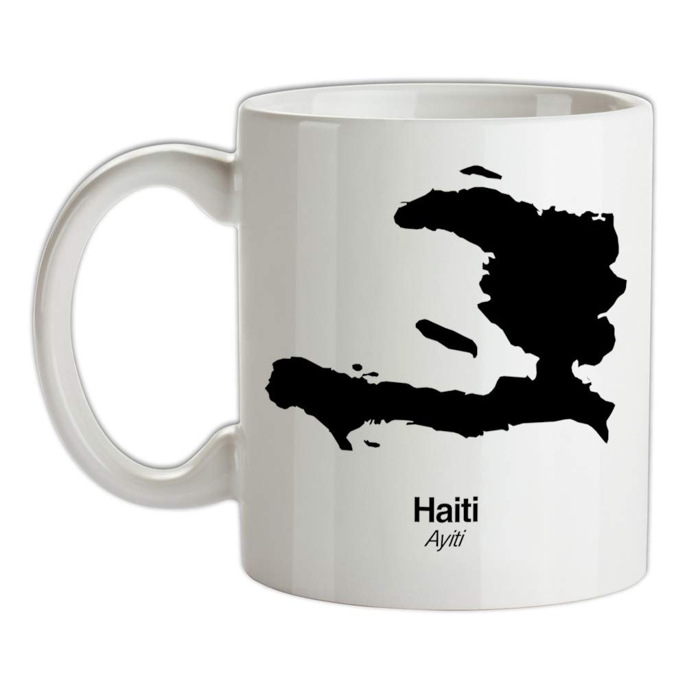Haiti Silhouette - 10oz - Ceramic Mug for Coffee/Tea