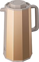 Zojirushi AH-EAE10NA 1.0L Glass Vacuum Thermal Carafe - Superior Heat Retention, Gold Decagonal Design