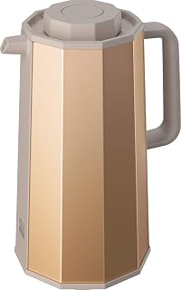 AH-EAE10NA Glass Vacuum Carafe, 1.0 Liter, Gold