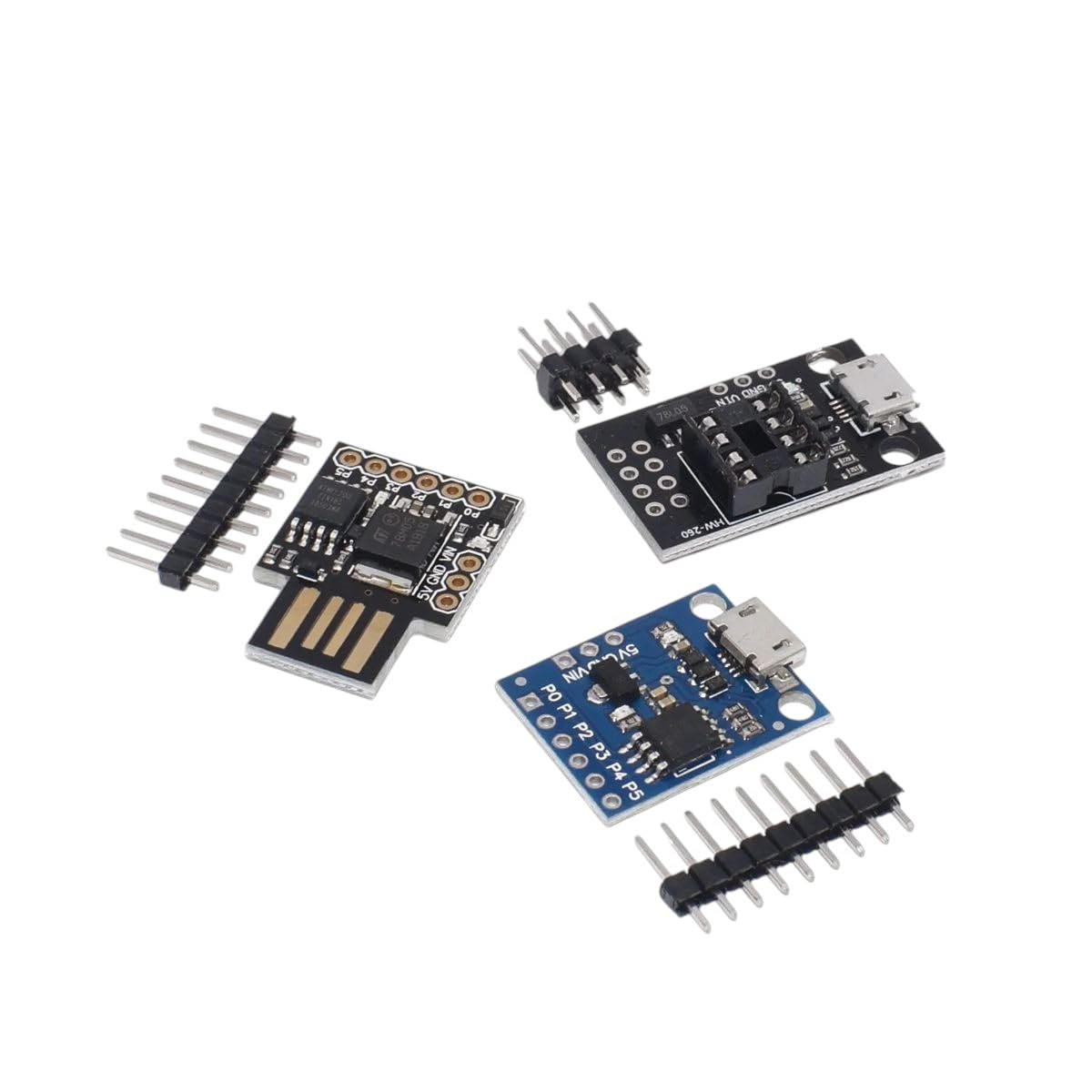 1PCS Blue Black TINY85 Digispark Kickstarter Micro Development Board ATTINY85 Module for Arduieno IIC I2C USB New for Arrival 2025 High for Quality