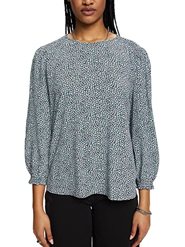 ESPRIT Damen 023ee1f306 Bluse, 400/Navy, XL