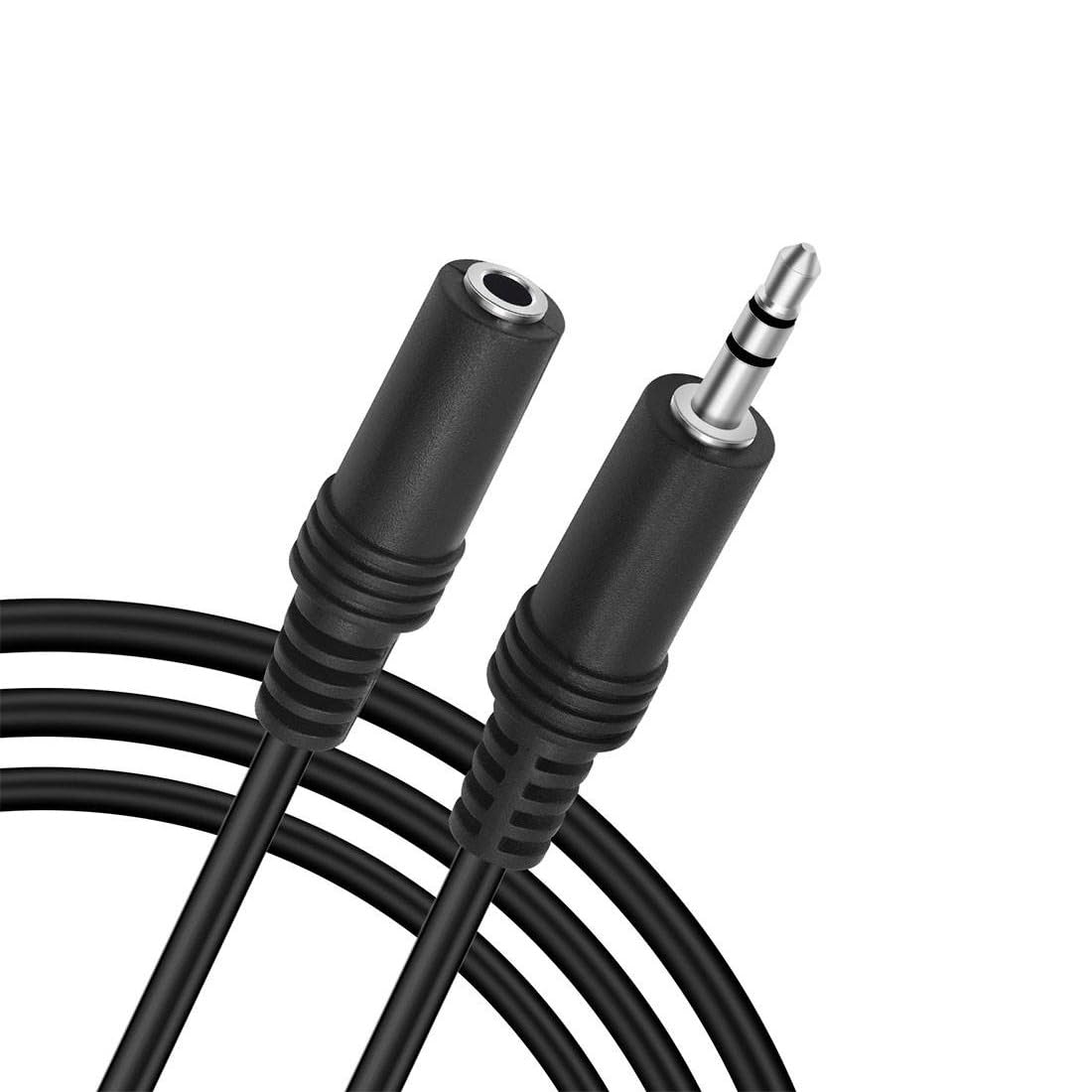 Imaashi Headphone & Car Aux Extension Cable - 3.5mm Male to Female Stereo Audio Cord Compatible with iPhone, Android, Home Theater - (10)-image-10