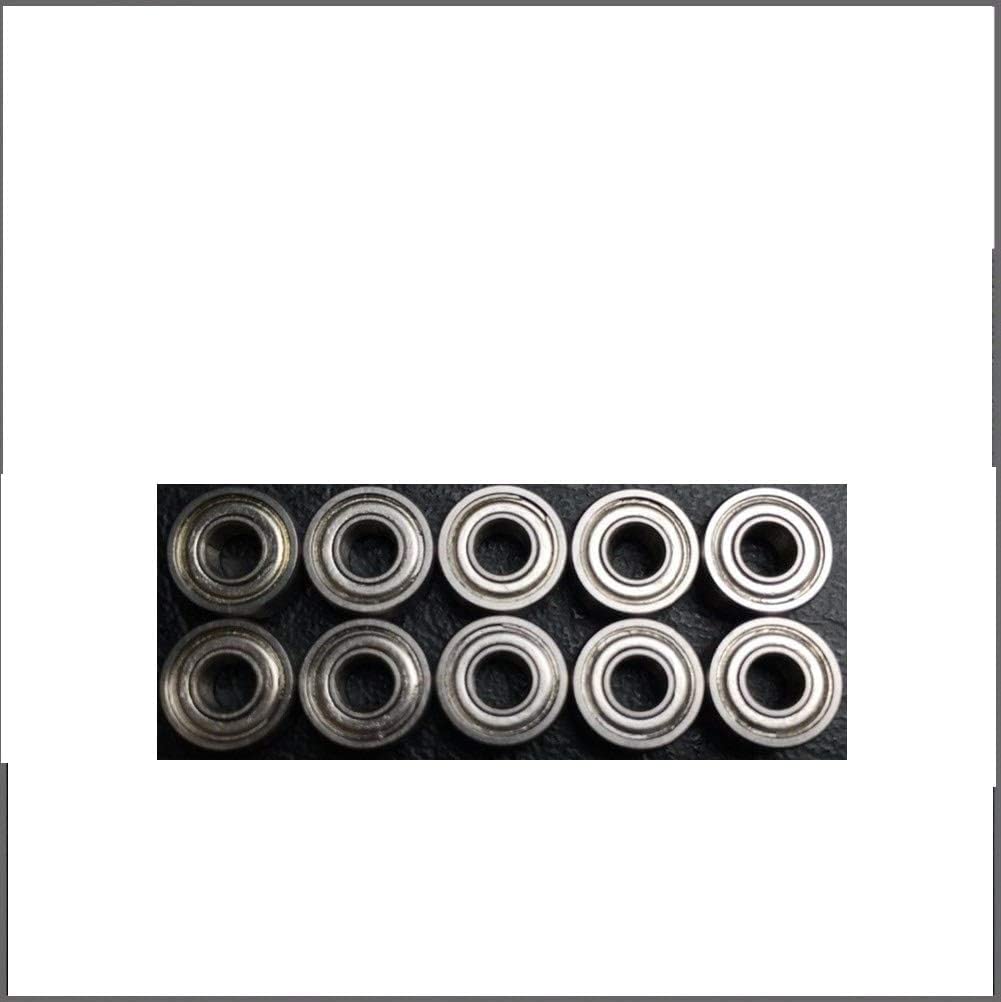 SR4ZZ - Rodamientos de bolas en miniatura de acero inoxidable con brida de 440 C, modelos RC de 1/4 x 5/8 x 0.2 pulgadas