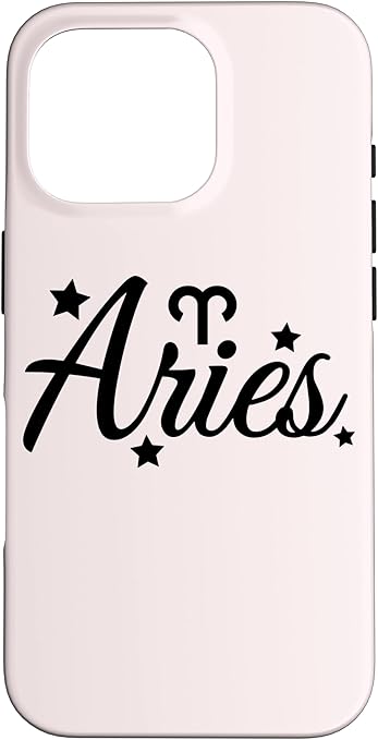 Aries Zodiac Sign Case for iPhone 16 Pro