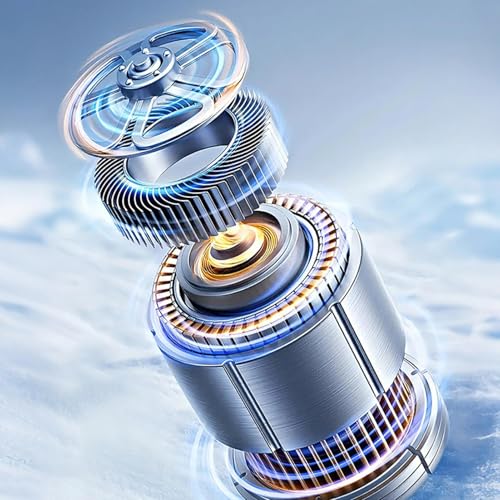 Ventilateur de table 100 vitesses à double tête oscillante et autonome