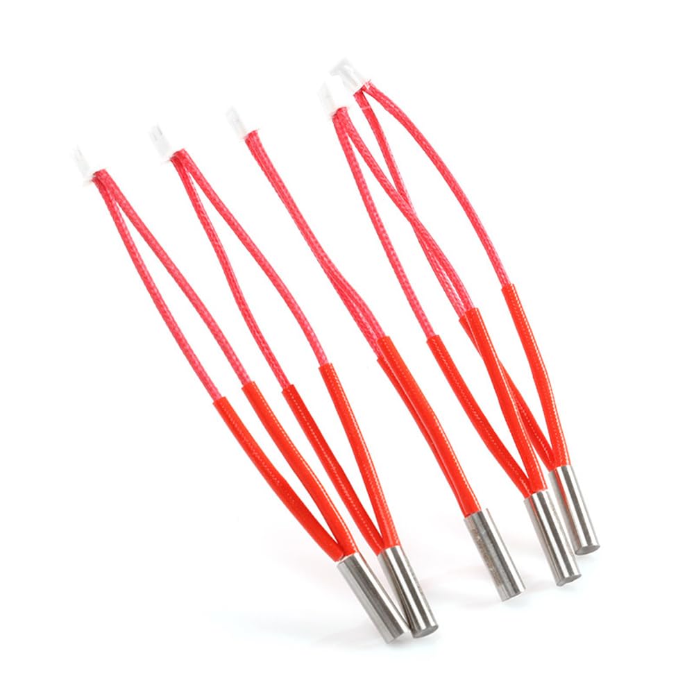 1 microcalentador de cartucho eléctrico: tubo de calentamiento de molde de alta temperatura, diámetro de 3 mm, 4 mm y 5 mm, varilla de calentamiento eficiente.(3mm*40mm)