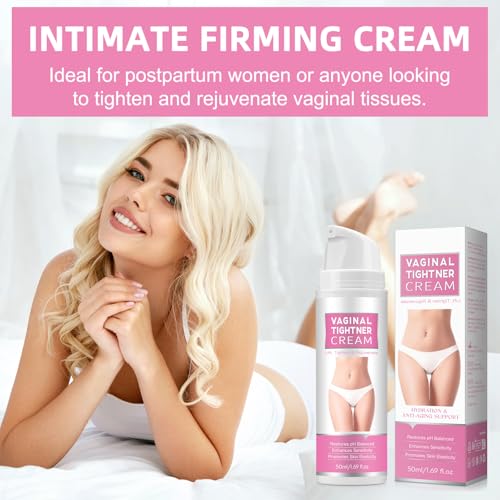 Image of Vaginal Tightening Cream, Natural Tightenings Gel for Vag, Nourishing Vaginal Moisturizer, Effective Vaginals Tightening, Restores PH Balanced, Improves Vaginals Health 1.69 Fl OZ