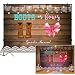 COMOPHOTO 7x5ft Boots or Bows Gender Reveal Backdrop Girl or Boy Baby Shower Photography Background Rustic Wooden Cowboy Boots Lace Party Decoration Cake Table Banner Photo Booth