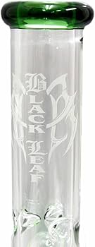 Amazon.co.jp: Black Leaf ガラスボング 3層式 アイシング