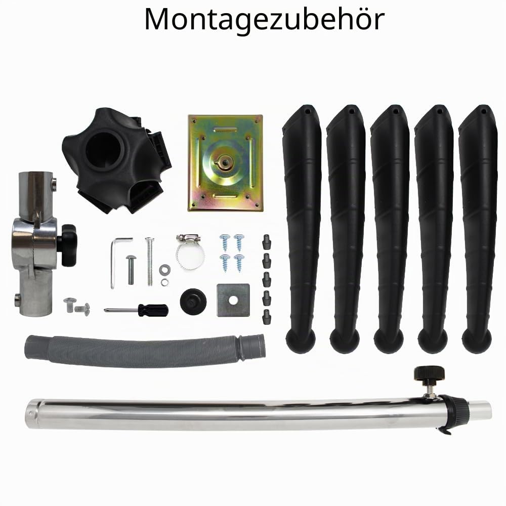 Altéax Tragbares Haarwaschbecken für Friseure - Verstellbar in Höhe und Neigung, Ergonomisches Design für Behinderte - Professionelles Haarwaschbecken
